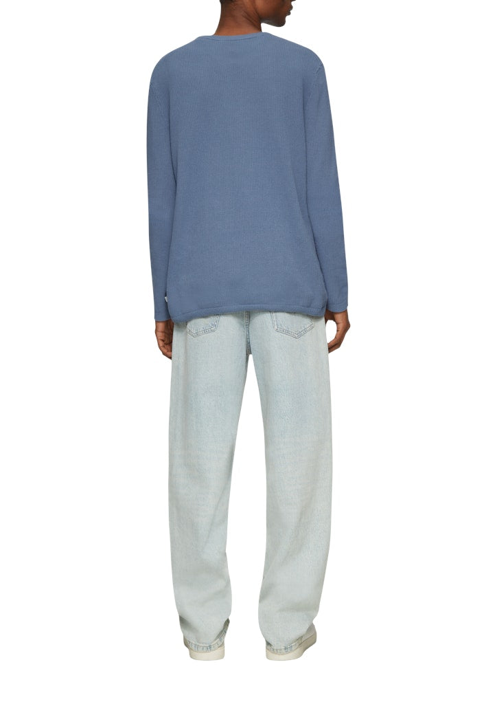 QS by S.Oliver Herren Pullover Blue