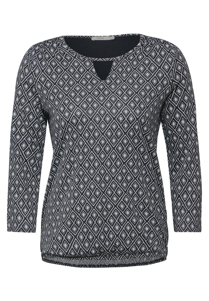 Cecil Damen T-Shirts  Deep Char