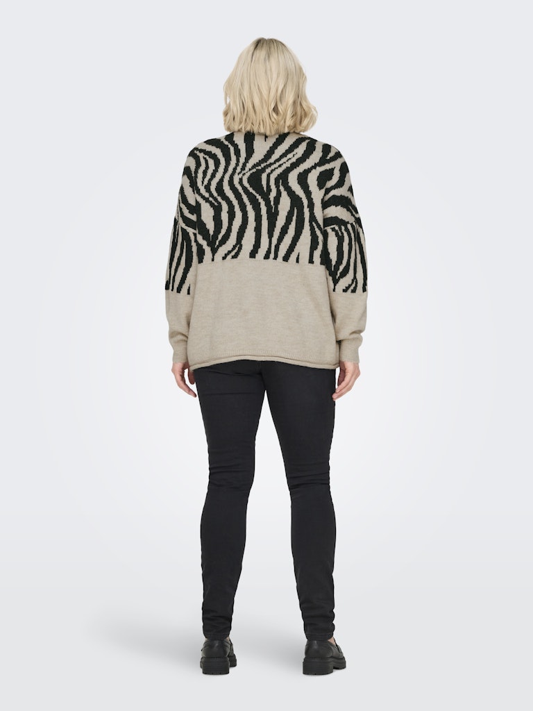Only Caramkoma Damen Pullover Whitecap Gray/P