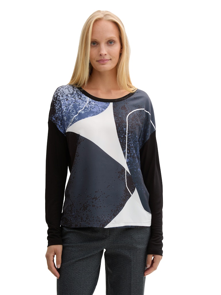 Tom Tailor Damen T-Shirts Deep Black