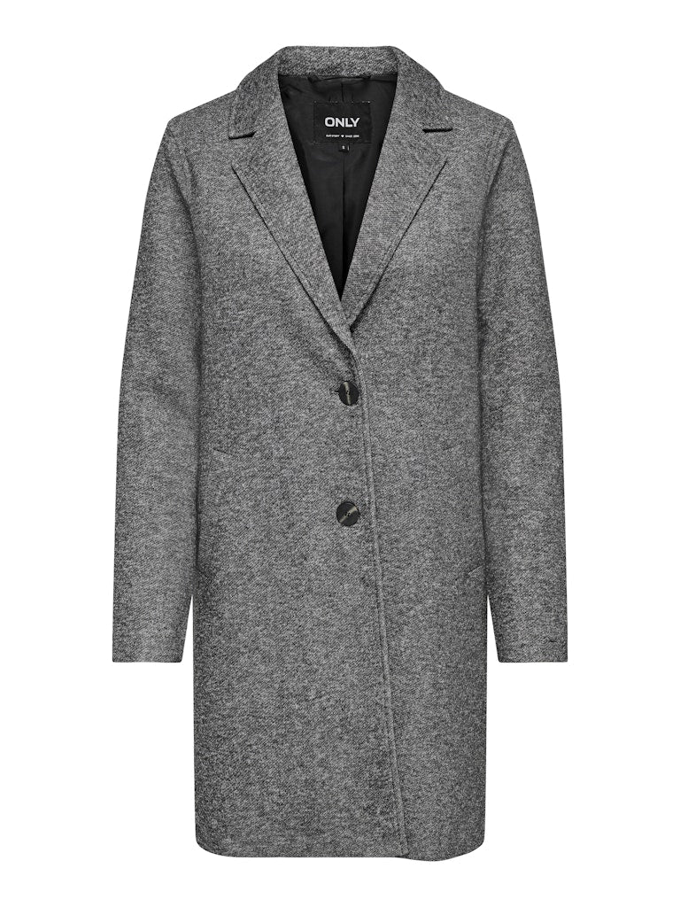Only Damen Mäntel Dark Grey Melan