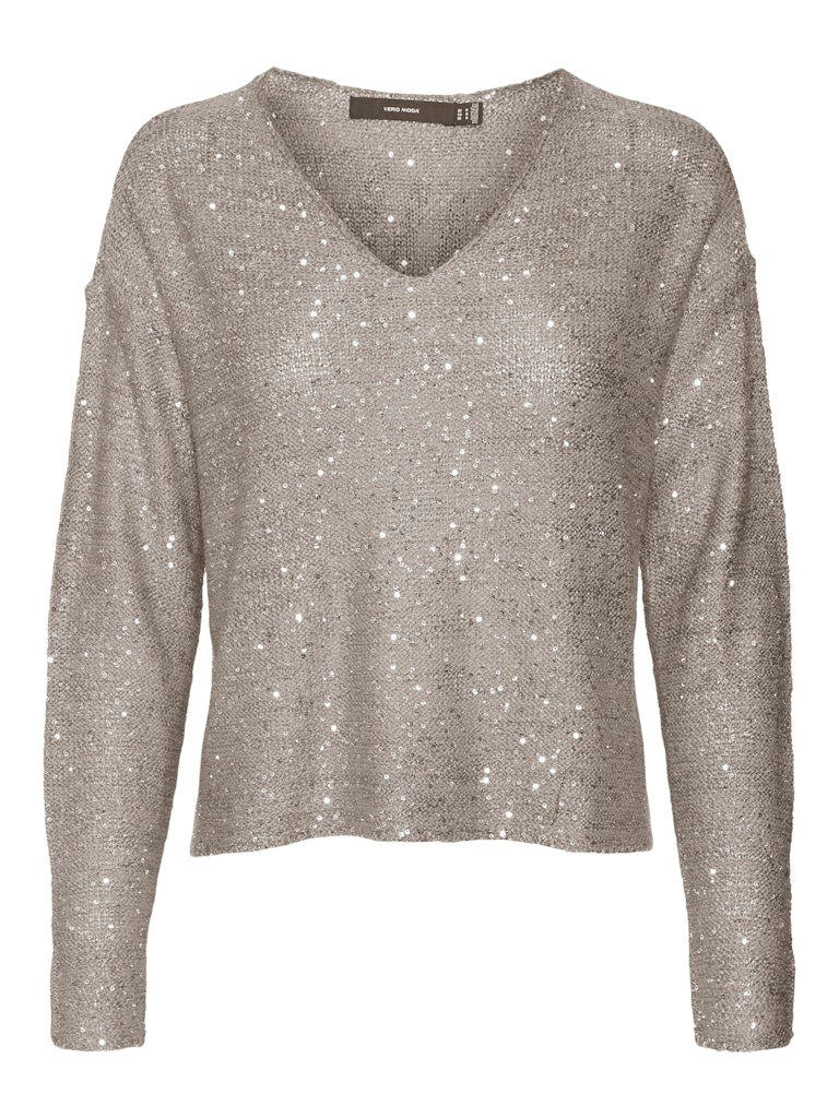 Vero Moda Damen Pullover Griffin/W. Silv