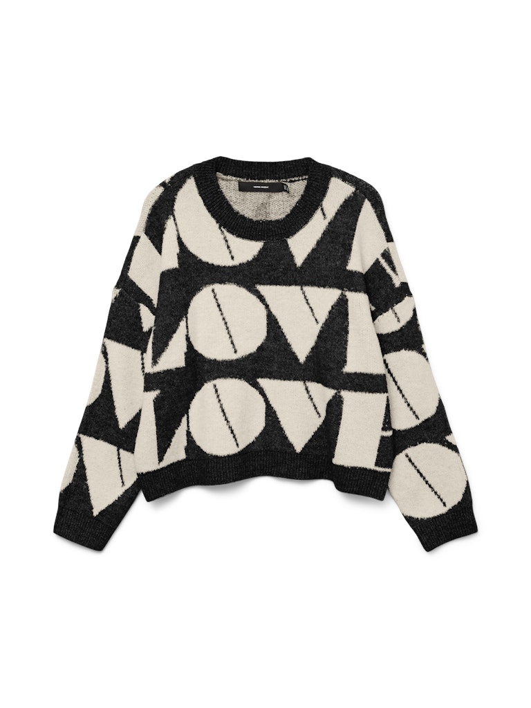 Vero Moda Damen Pullover Black/W. Birch