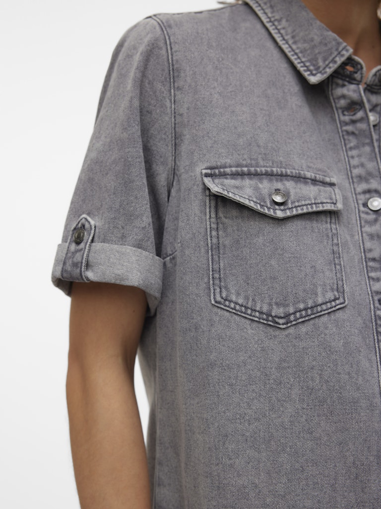 Vero Moda Damen Kleider Medium Grey Den