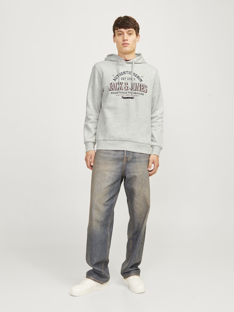 Jack & Jones Herren Sweatshirts White Melange