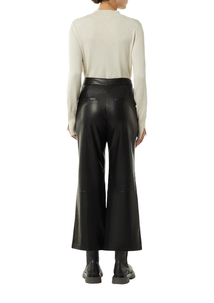 Comma Damen Hosen Grey/Black