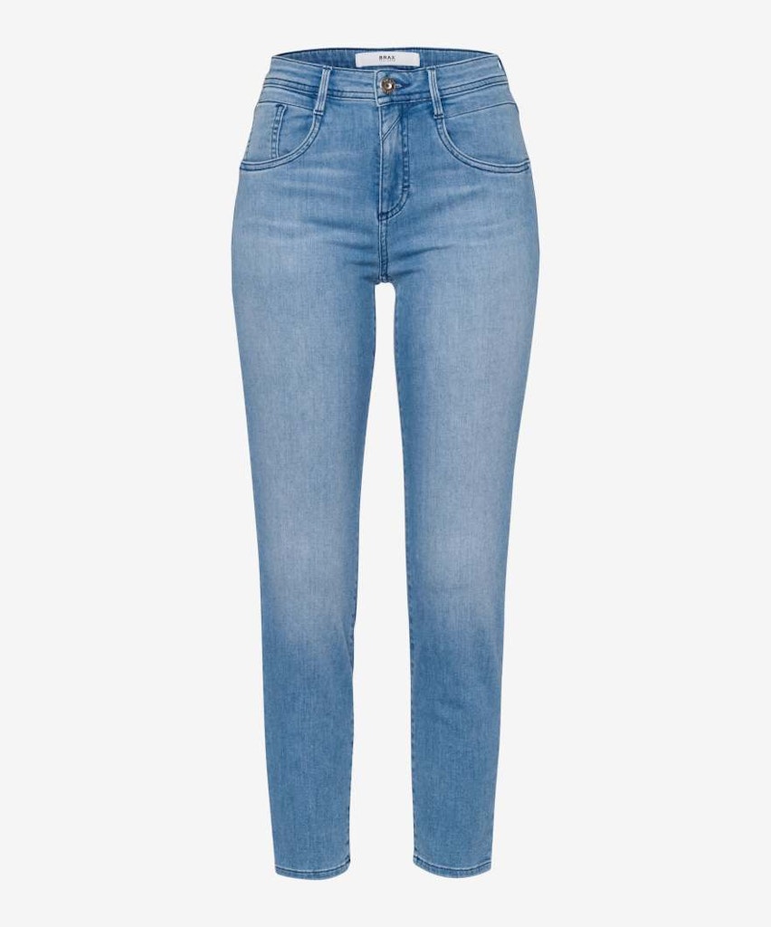 Brax Damen Jeans Used Summer Blu