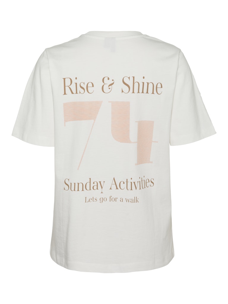 Vero Moda Damen T-Shirts Snow White/Back