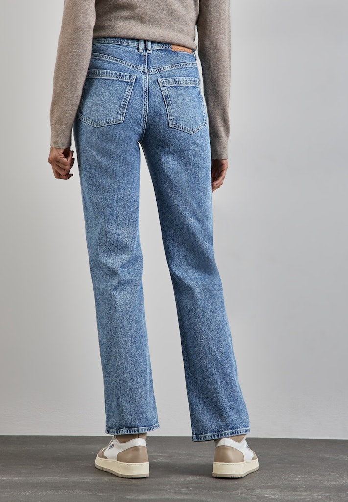 Street One Damen Hosen  Light Blu