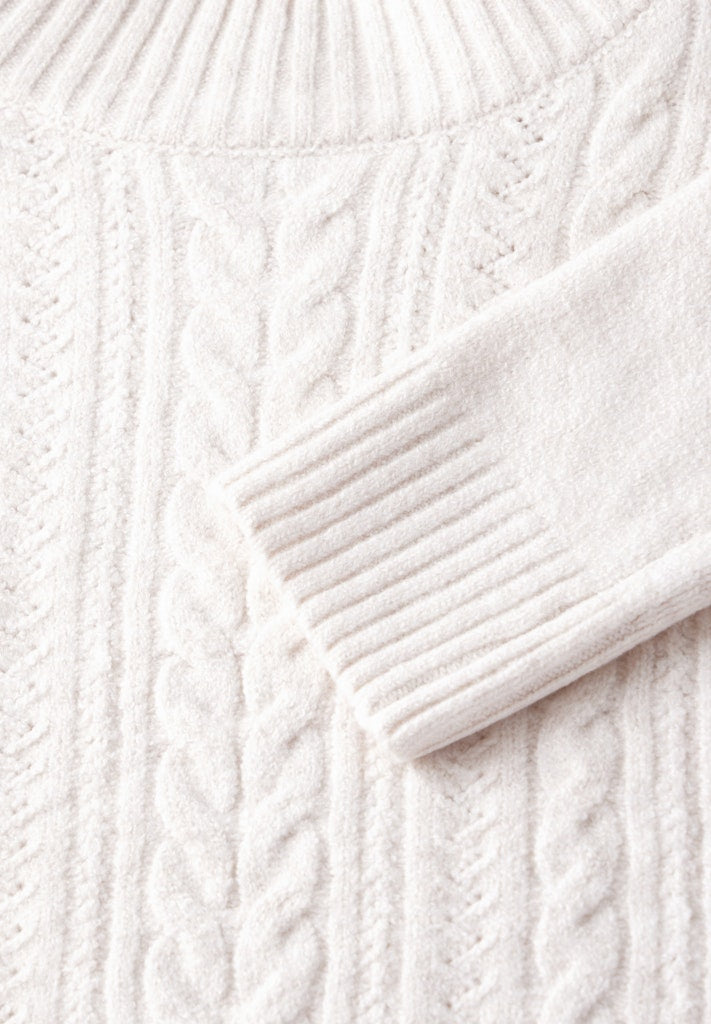 Street One Damen Pullover  Cream Whi