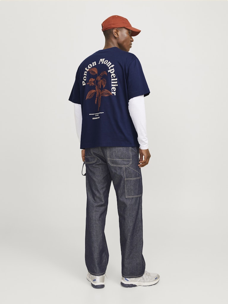 Jack & Jones Herren T-Shirts kurz Ocean Cavern