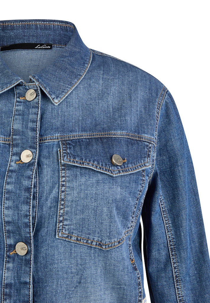 Le Comte Damen Jacken Helles Denim