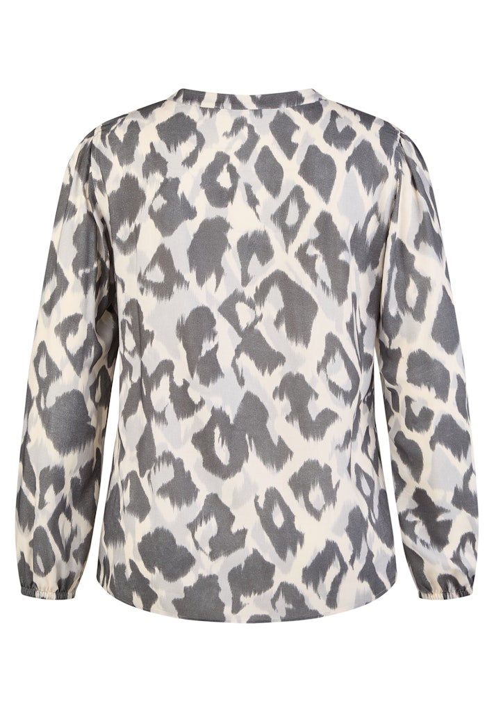 Le Comte Damen Blusen Silbergrau