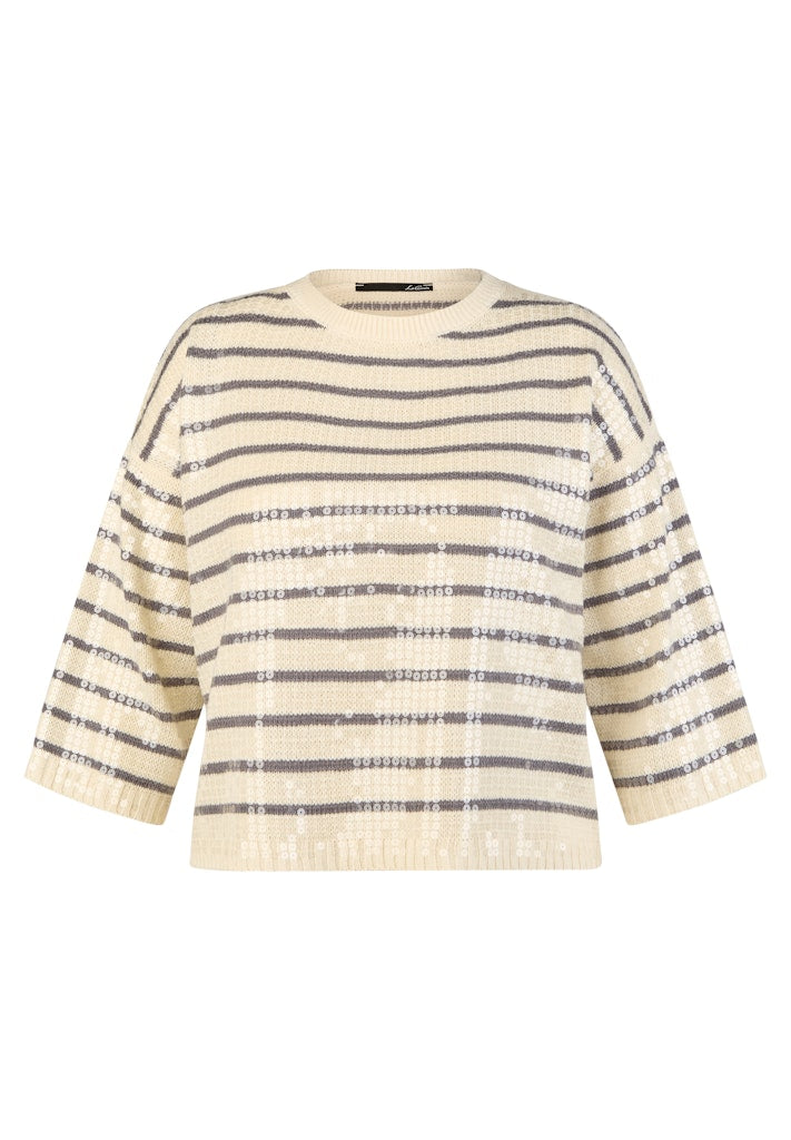 Le Comte Damen Pullover Elfenbein