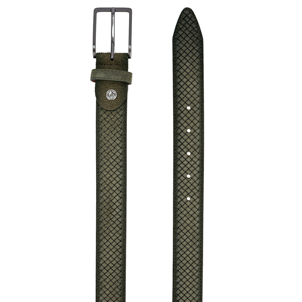 LINDENMANN Herren Gürtel Olive