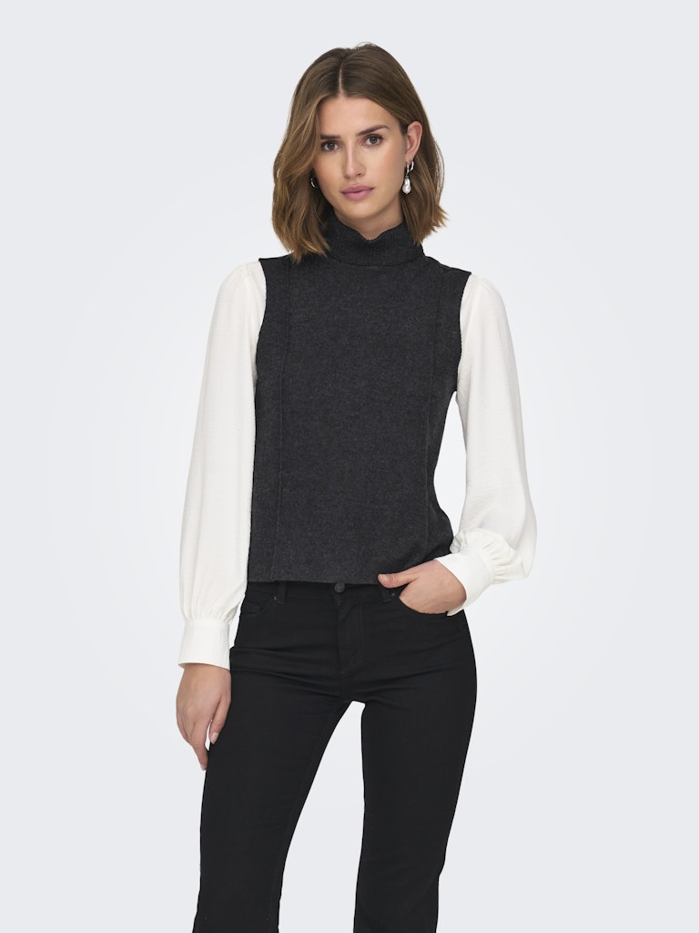only Damen Sweatshirts Dark Grey Melan