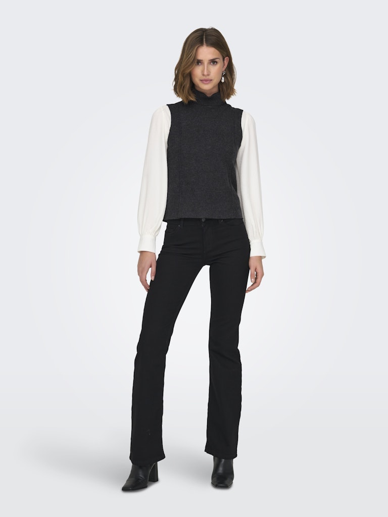 only Damen Sweatshirts Dark Grey Melan