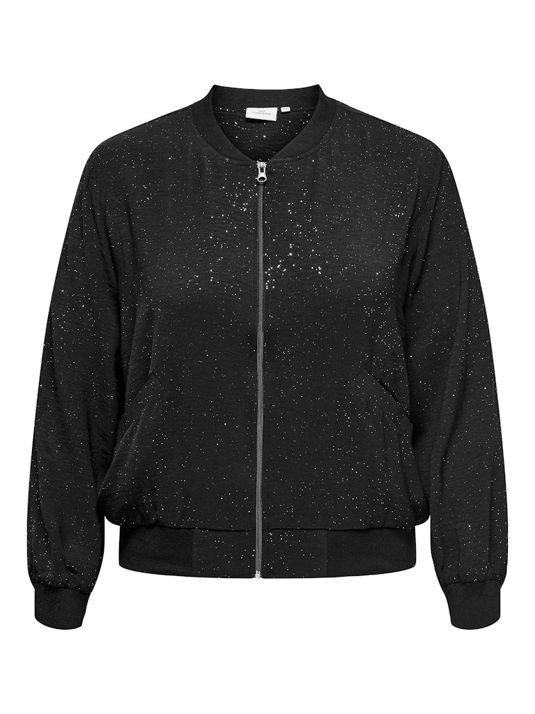 Only Caramkoma Damen Jacken Black/Silver Fo