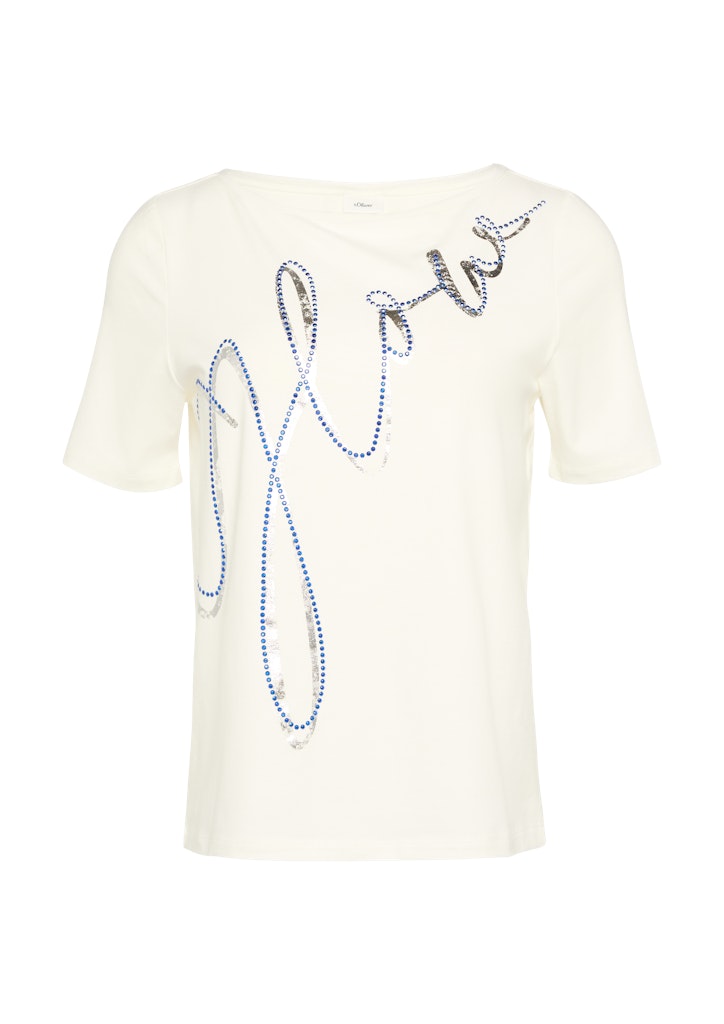 S. Oliver black Damen T-Shirts White