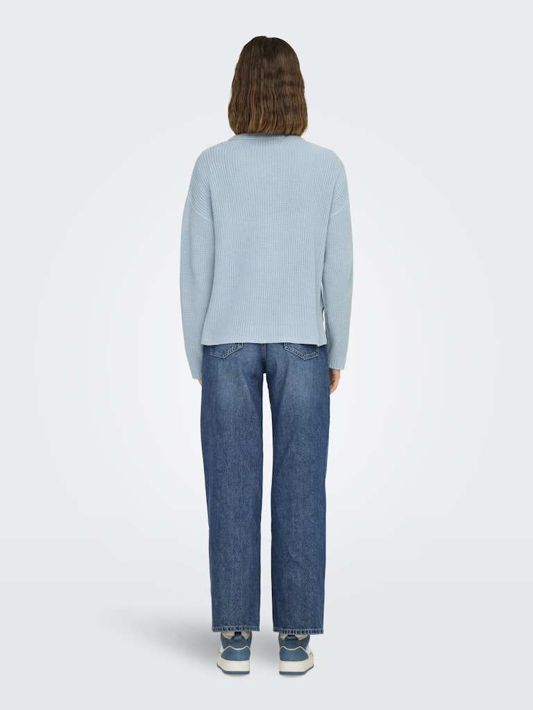 only Damen Pullover Cashmere Blue