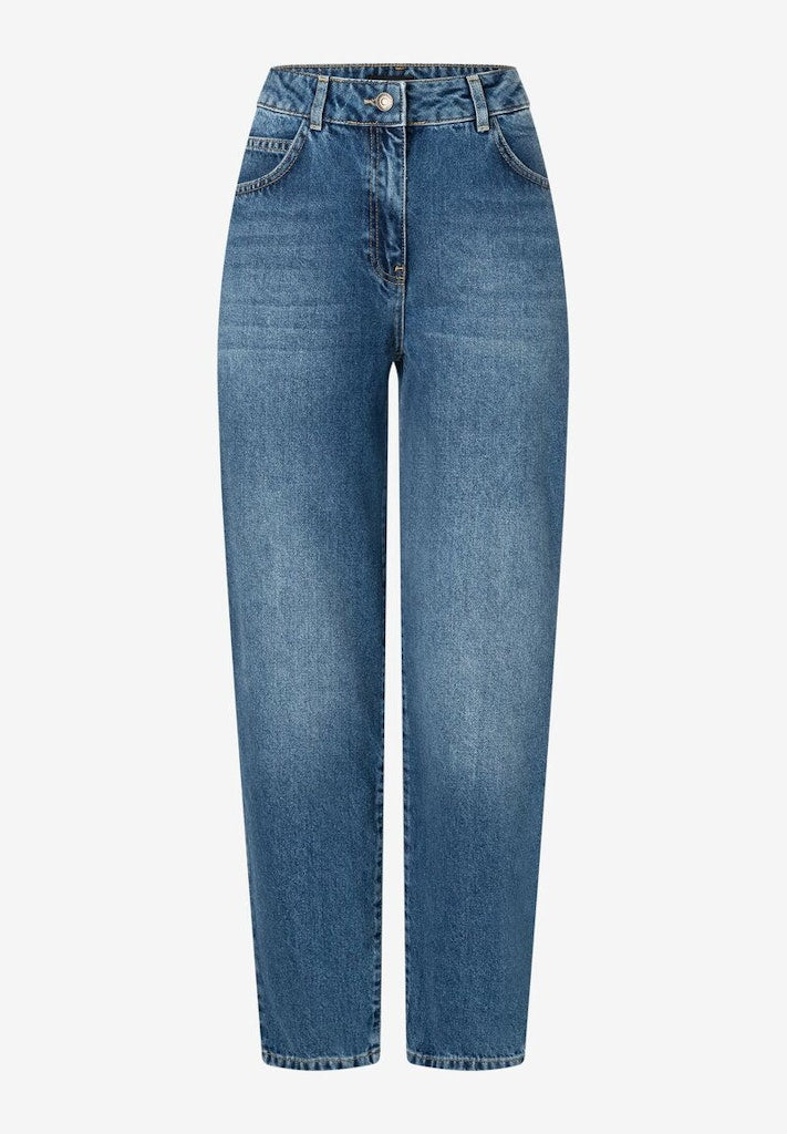 More & More Damen Jeans  Middle Blu