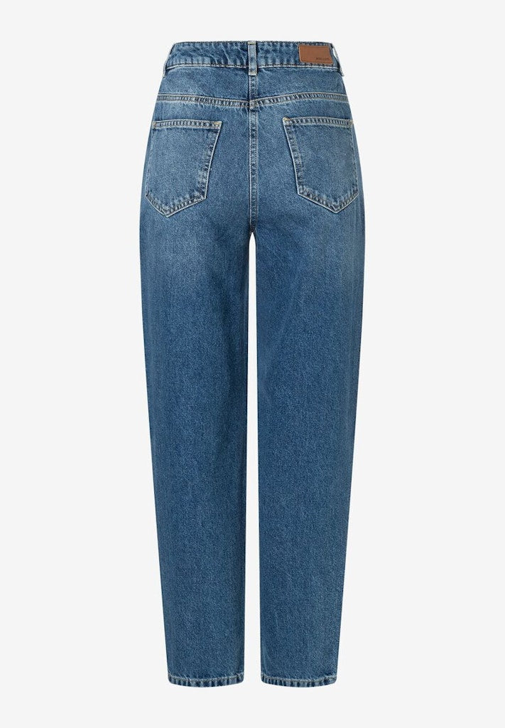 More & More Damen Jeans  Middle Blu