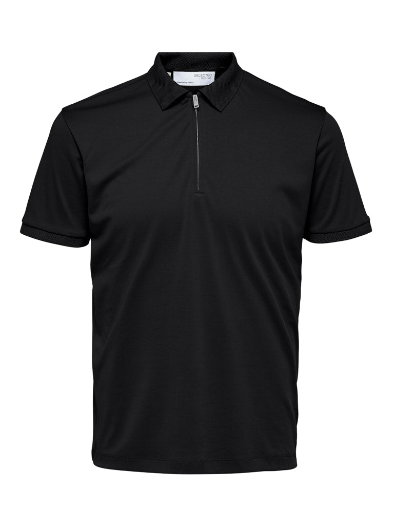 Selected homme Herren Polo-Shirts  Black