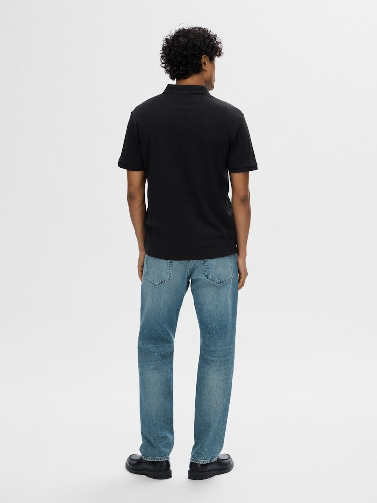 Selected homme Herren Polo-Shirts  Black