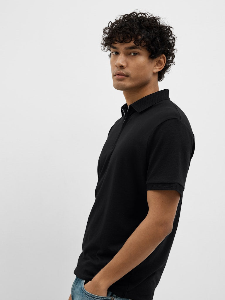 Selected homme Herren Polo-Shirts  Black
