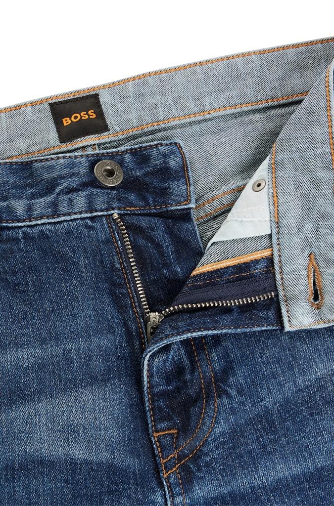 Boss Orange Herren Jeans  Bright Blue