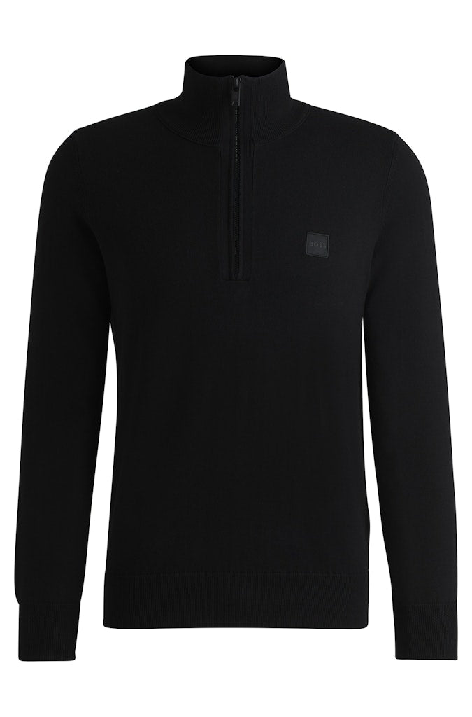 Boss Orange Herren Pullover  Black