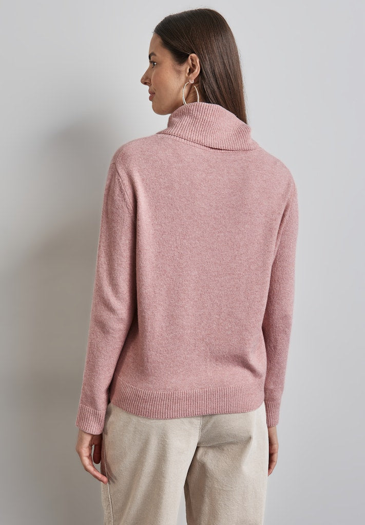 Street One Damen Pullover  Petal Ros
