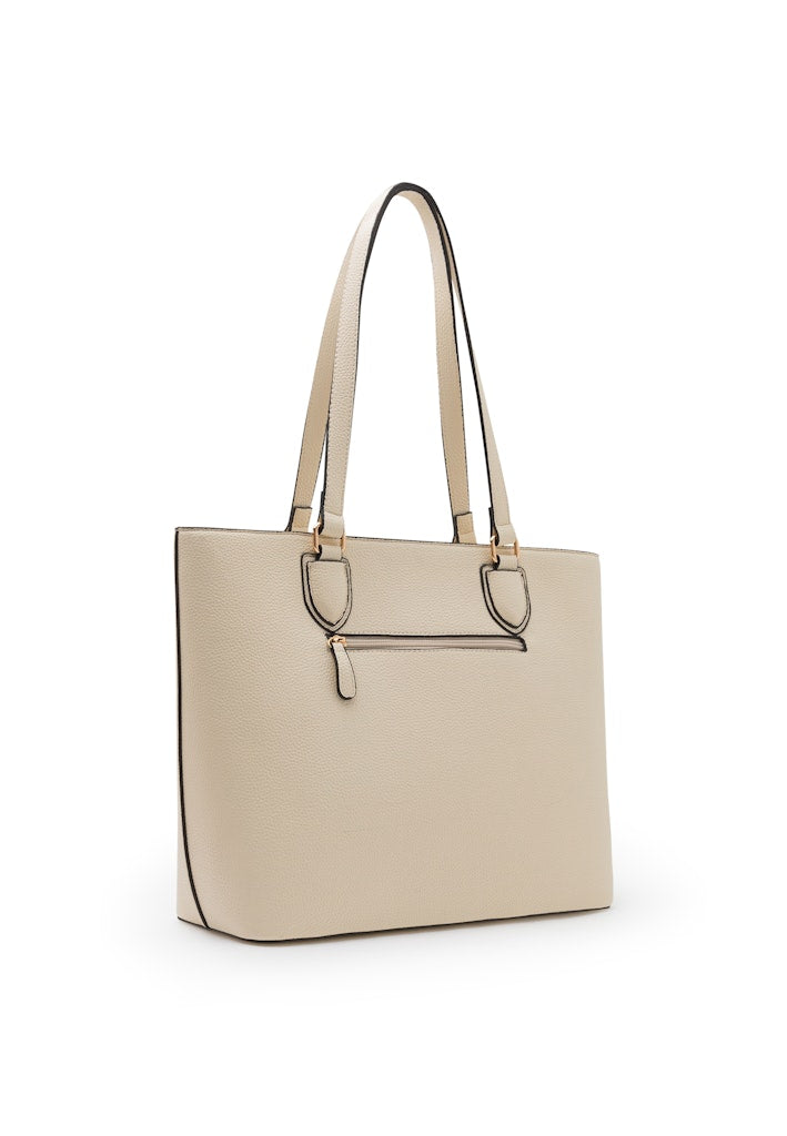 L.Credi Handtasche Creme