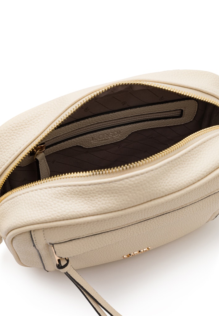 L.Credi Handtasche Creme