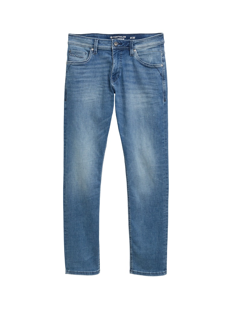 Tom Tailor Herren Jeans Used Mid Stone