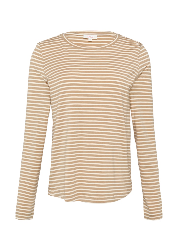 S. Oliver red Damen T-Shirts Brown