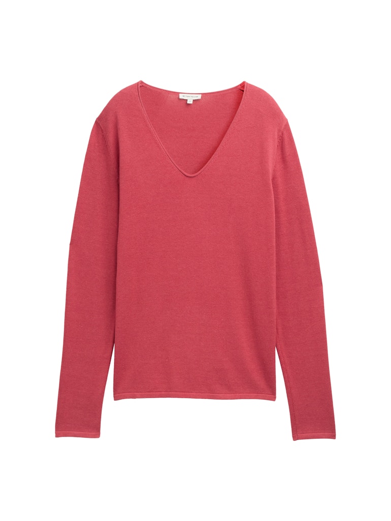 Tom Tailor Damen Pullover Berry Red
