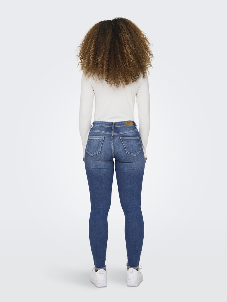 Only Damen Jeans Medium Blue Den