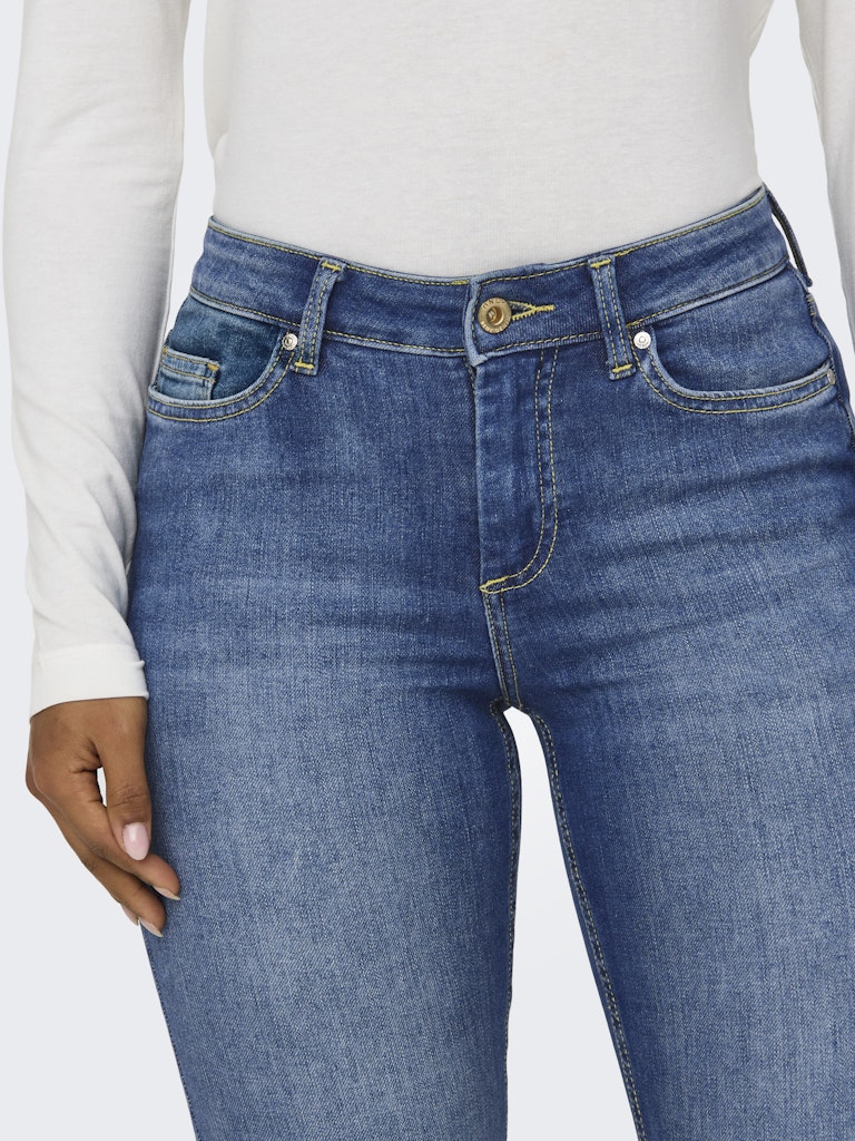 Only Damen Jeans Medium Blue Den