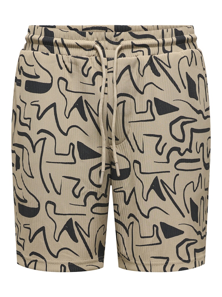 Only & Sons Herren Shorts Chinchilla/Blac