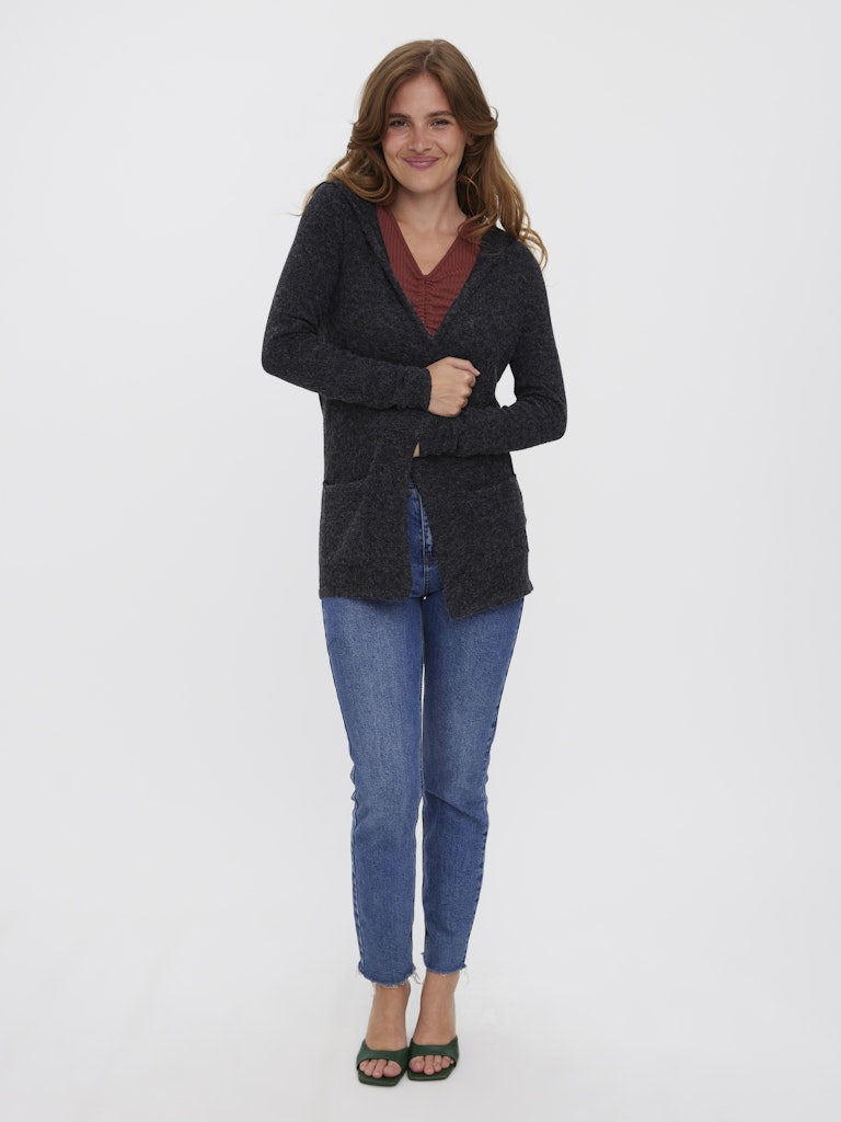 Vero Moda Damen Strickjacken Black/Melange