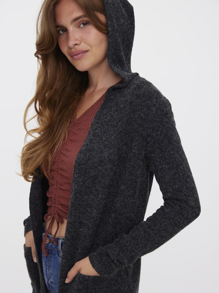 Vero Moda Damen Strickjacken Black/Melange