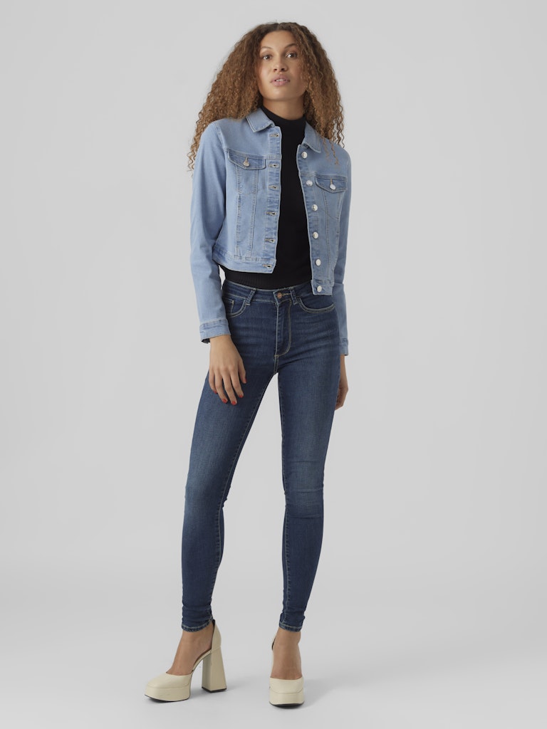 Vero Moda Damen Jacken Light Blue Deni