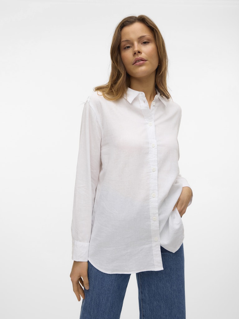 Vero Moda Damen Blusen Snow White