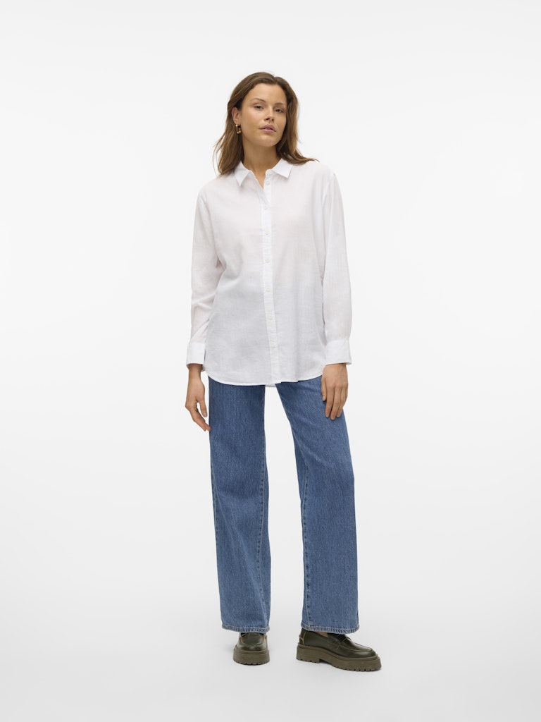 Vero Moda Damen Blusen Snow White