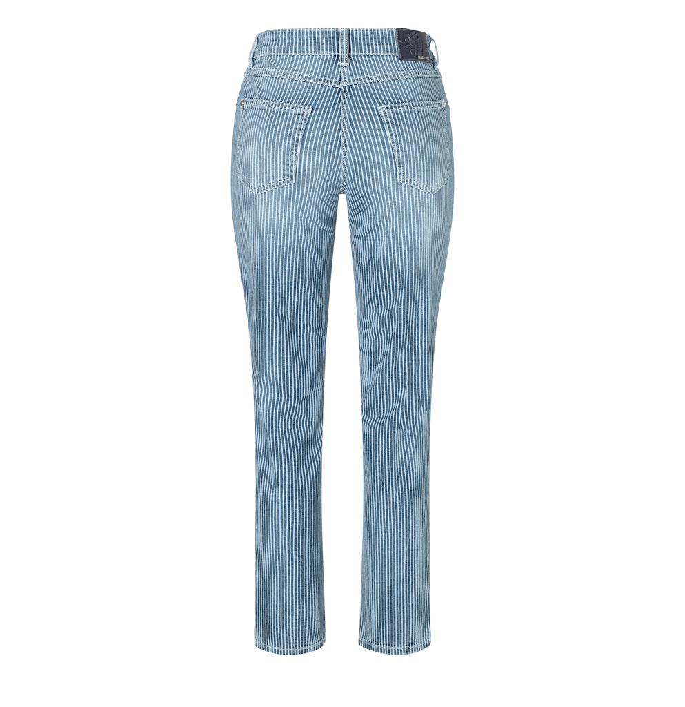 Mac Damen Jeans Mid Dark Stripe