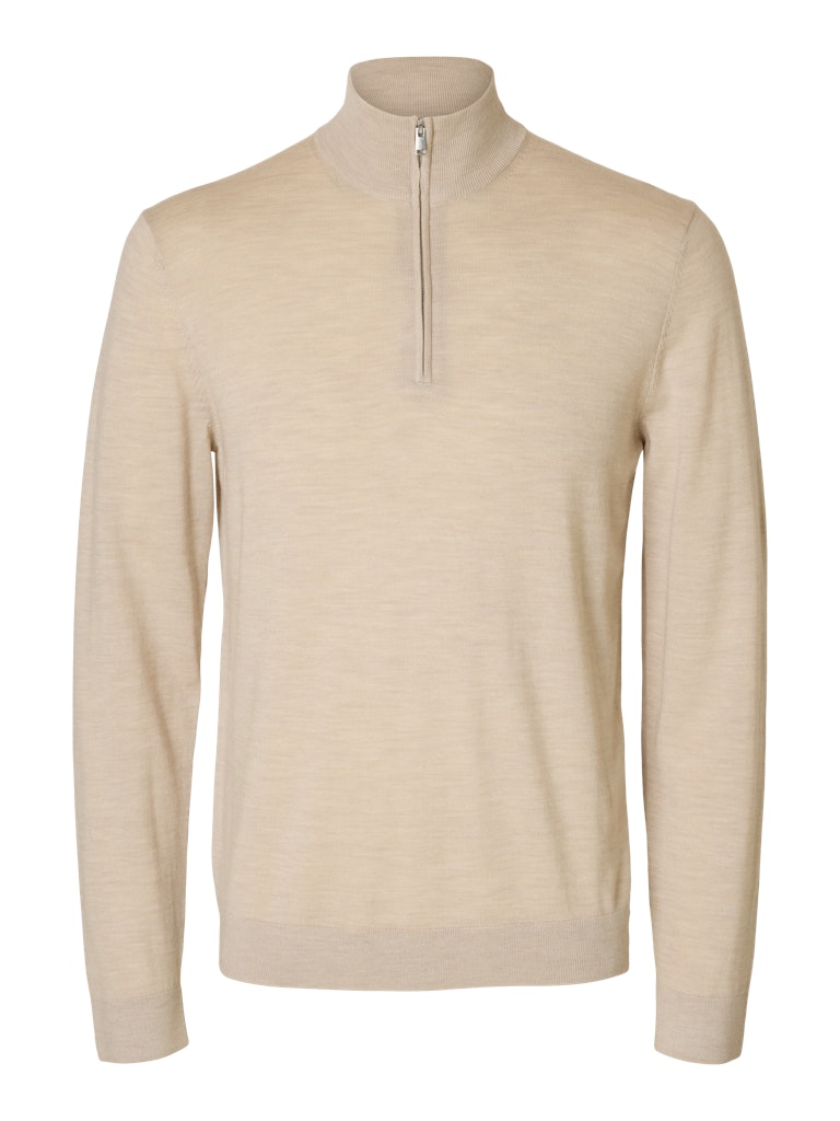 Selected homme Herren Pullover  Oatme