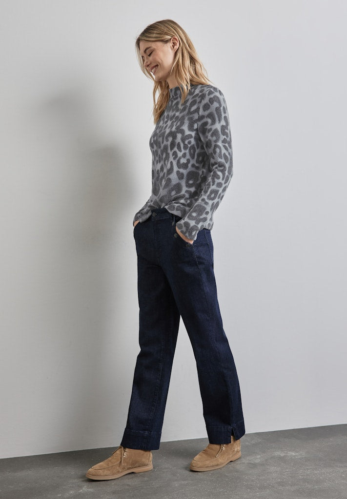 Street One Damen T-Shirts  Echo Grey