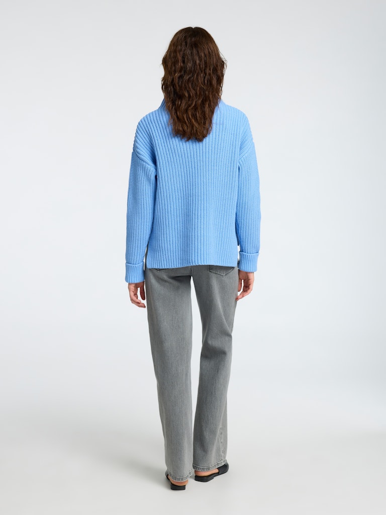 Selected Femme Damen Pullover Cornflower Blue
