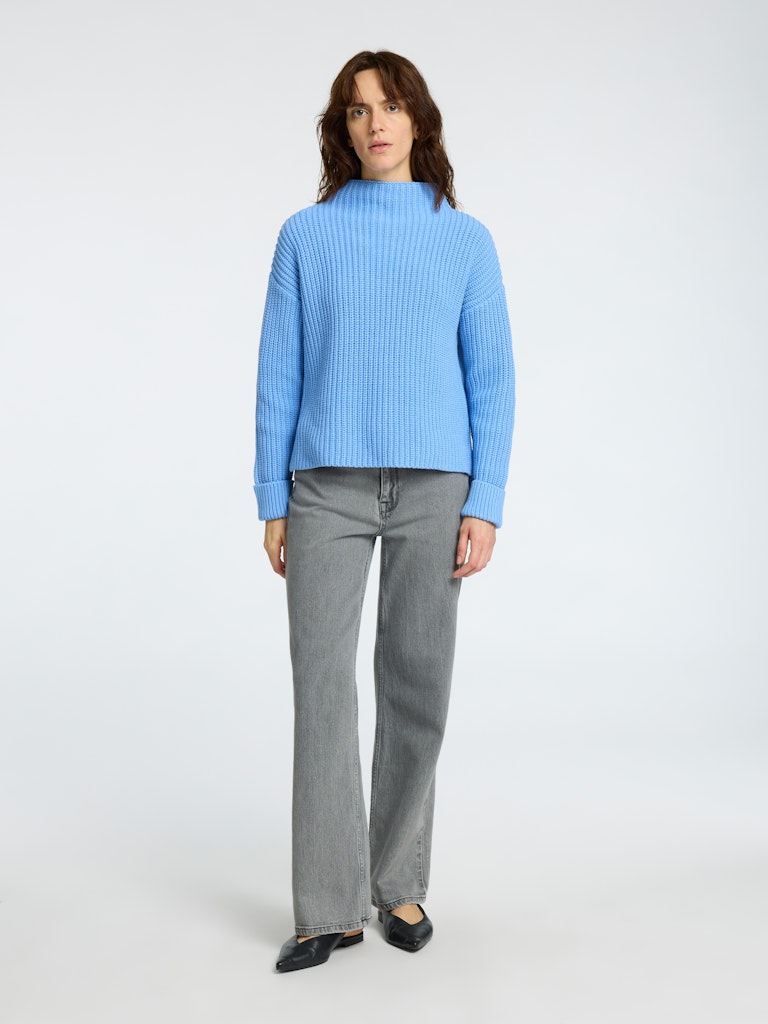 Selected Femme Damen Pullover Cornflower Blue